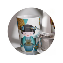 Cargar imagen en el visor de la galería, Taza de Porcelana Geisha Blue