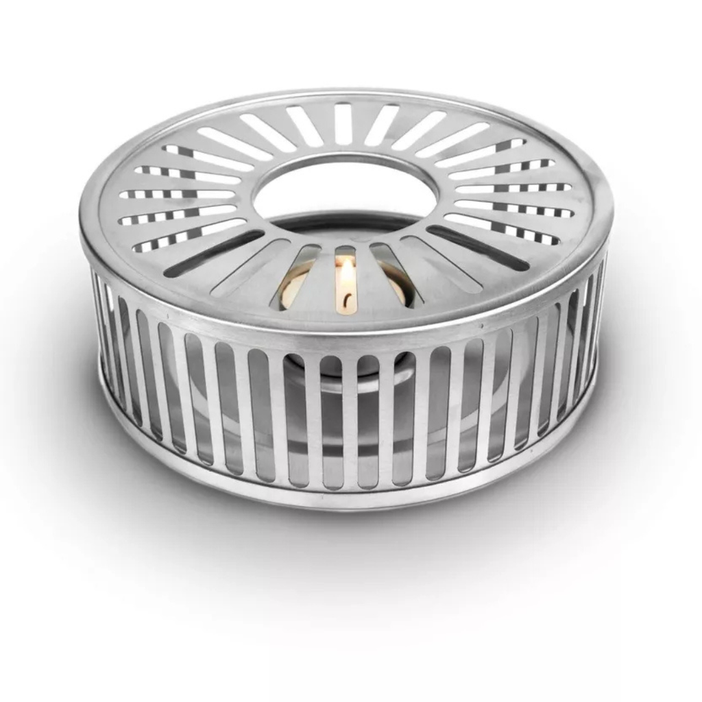 Calentador Creano Design "Stripes" Acero inoxidable plateado