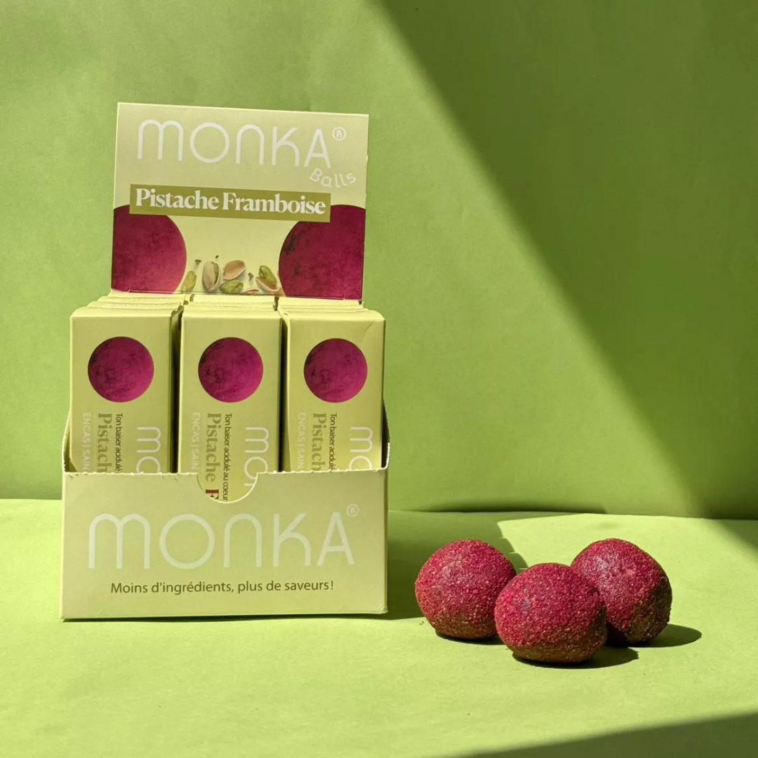 Monka Balls - Pistacho Frambuesa