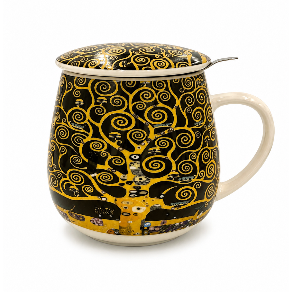 Taza Arbol porcelana 0,40 l. filtro y tapa