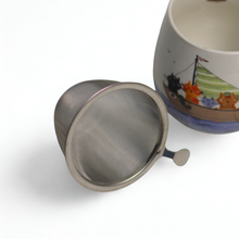 Cargar imagen en el visor de la galería, Taza crew, porcelana 0,40 l. filtro y tapa
