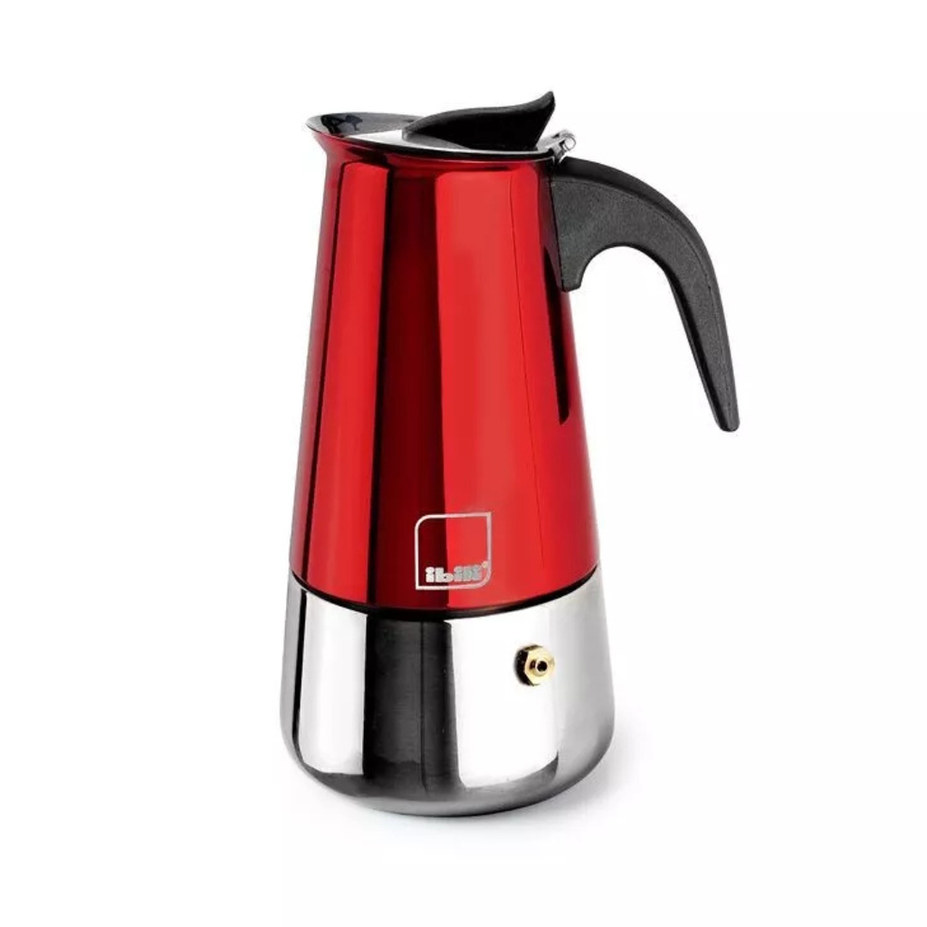 CAFETERA EXPRESS INOX MOCA ROSSO
