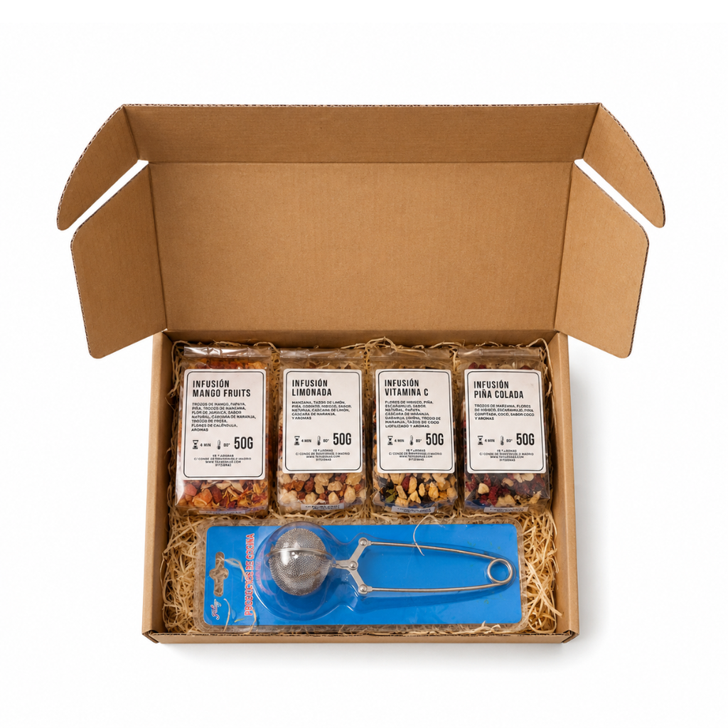 Pack de 4 Infusiones Frías + Filtro