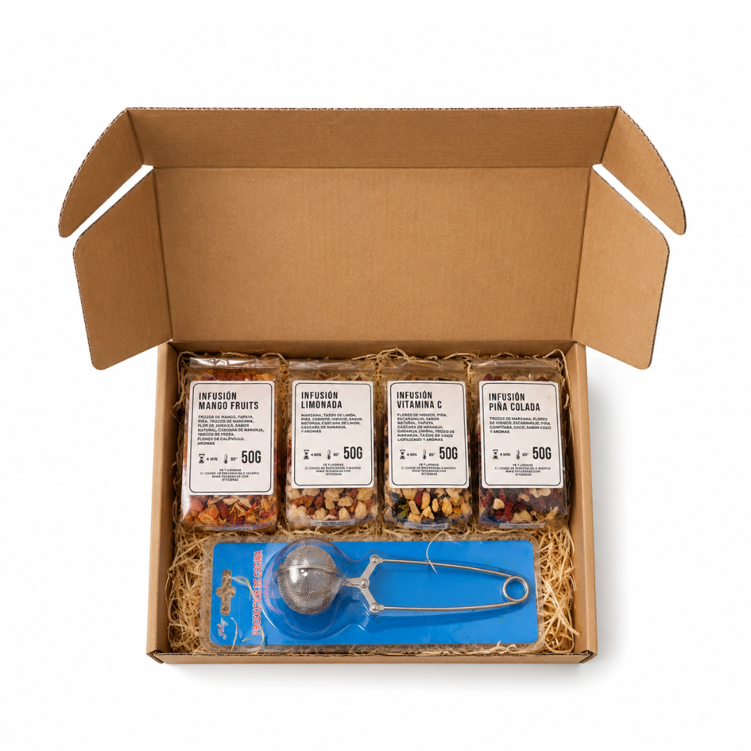 Pack de 4 Infusiones Frías + Filtro
