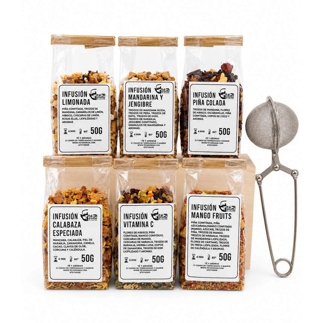 Pack de 6 Infusiones Frías + Filtro
