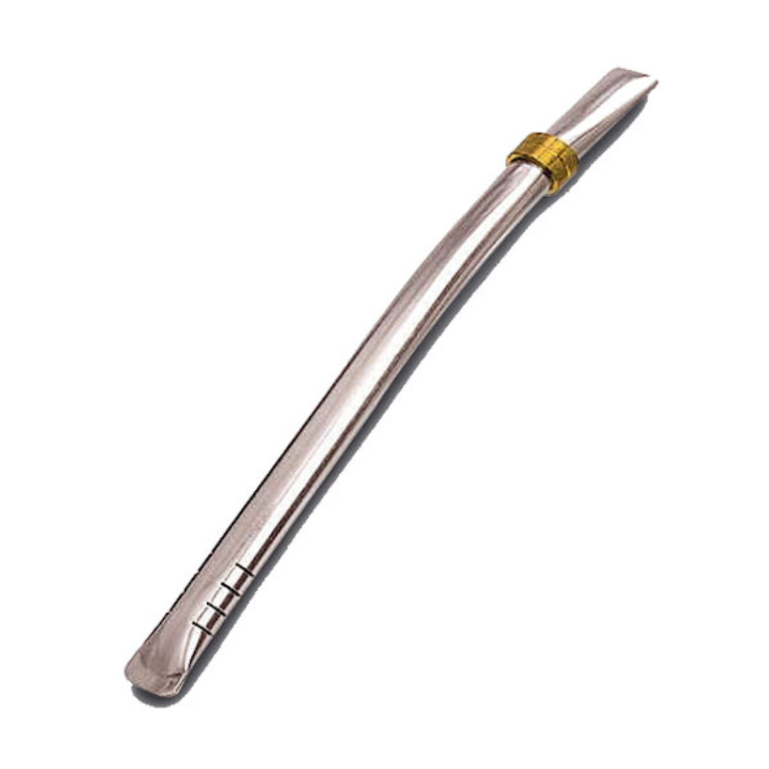 Bombilla metalica para mate 16,5 cm
