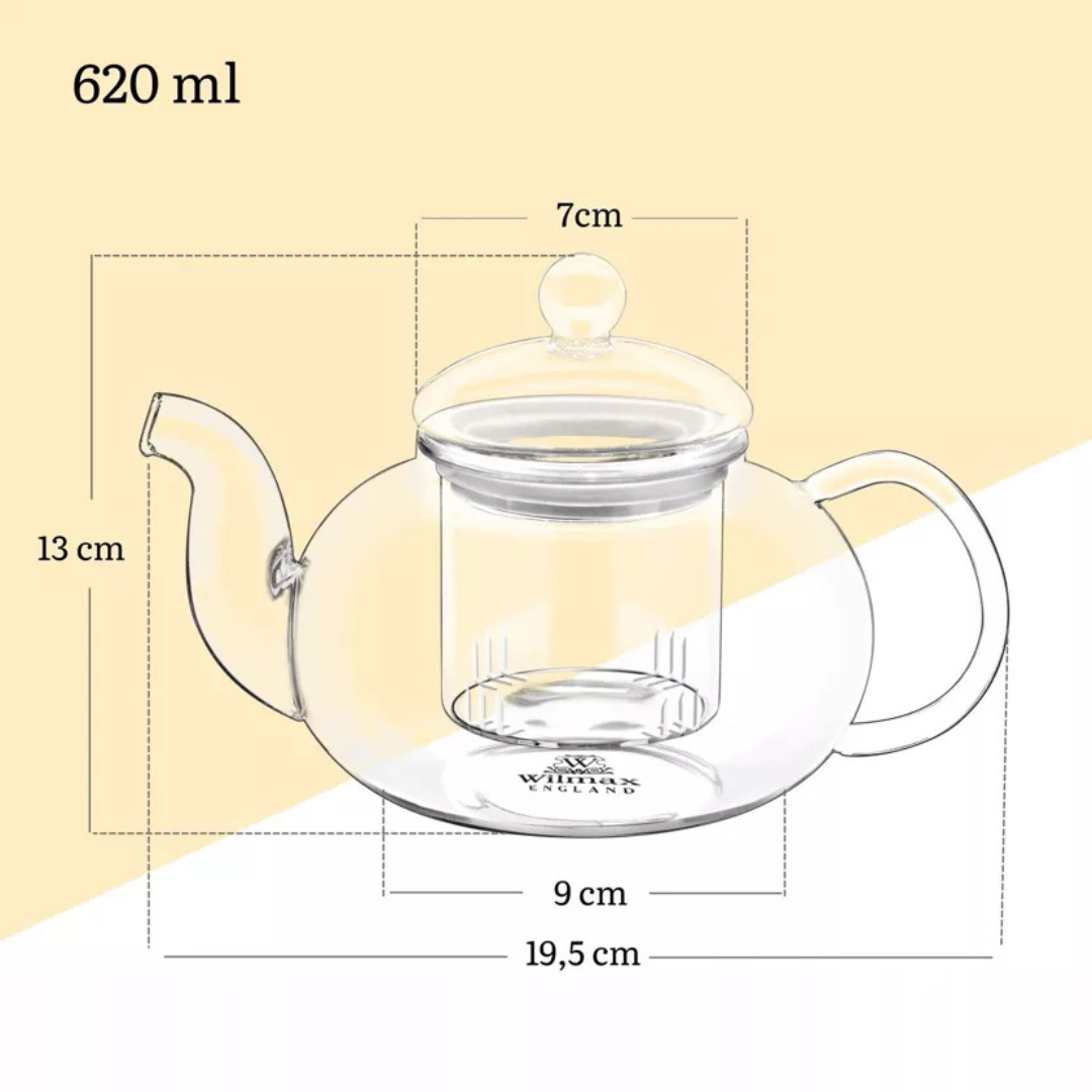 Tetera de vidrio 620ml