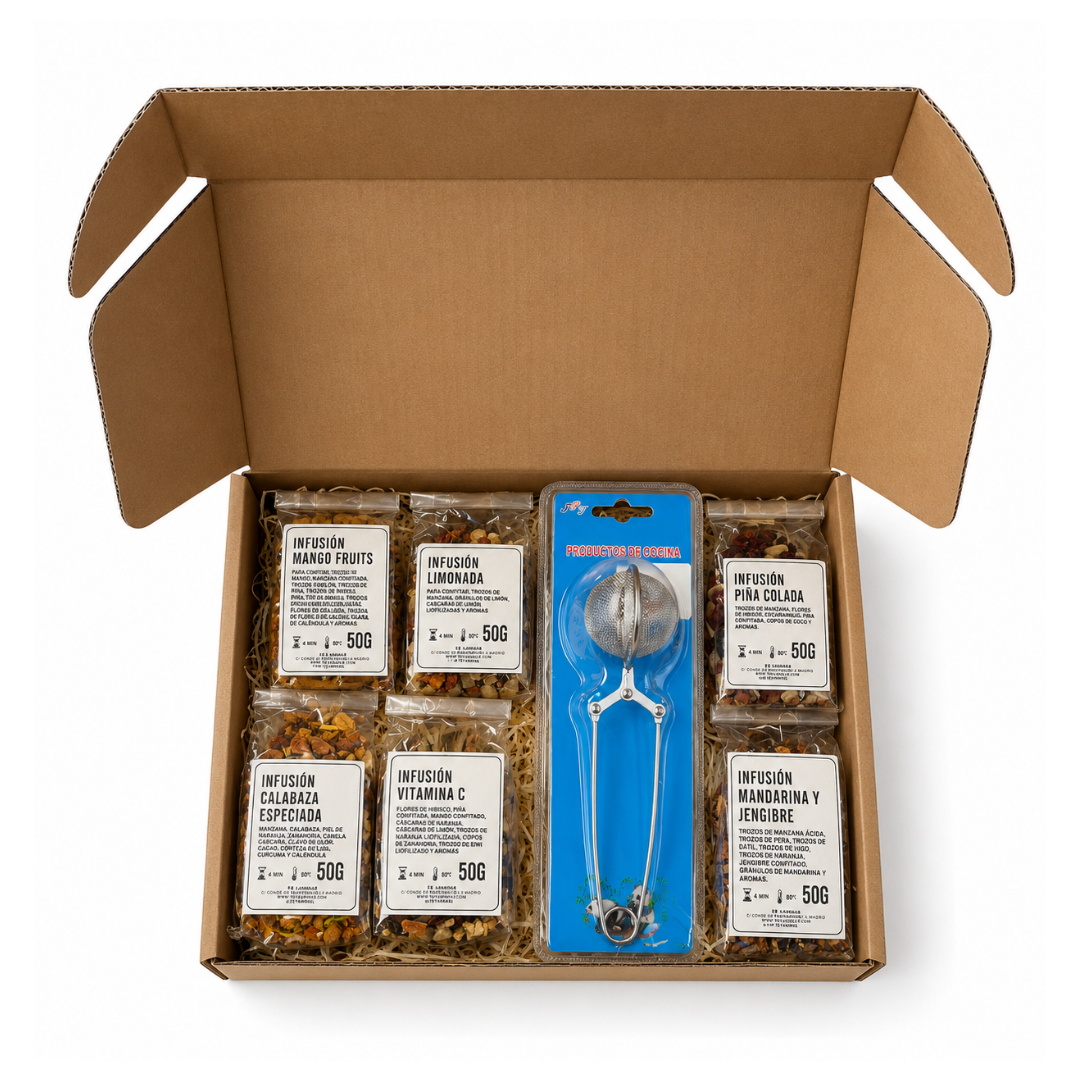 Pack de 6 Infusiones Frías + Filtro