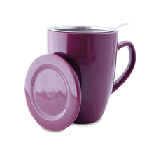 Cargar imagen en el visor de la galería, Taza unicolor, 350 ml. filtro y tapa
