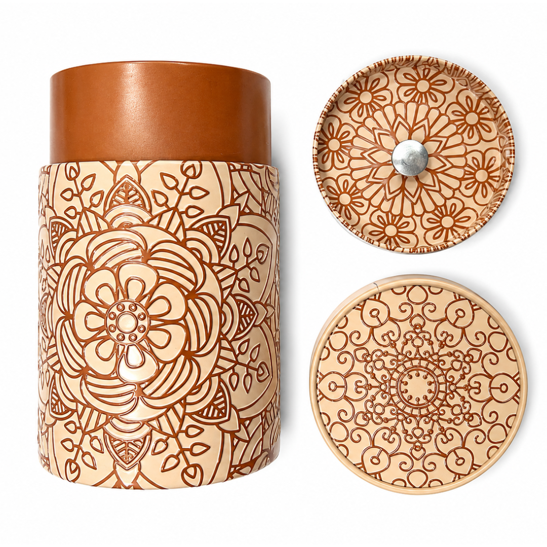Lata metálica mandala 150g