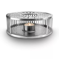 Calentador Creano Design "Stripes" Acero inoxidable plateado