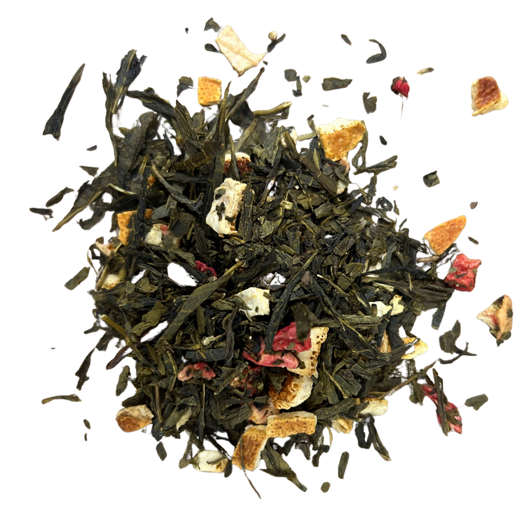 TÉ VERDE FRESA Y NARANJA